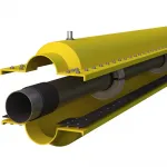 Композитный защитный футляр FT-400 305мм для водопроводов ТУ 2296-056-38276489-2017