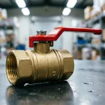 Кран шаровый латунный муфтовый Ду 15 Ру40 11б27п полнопроходной